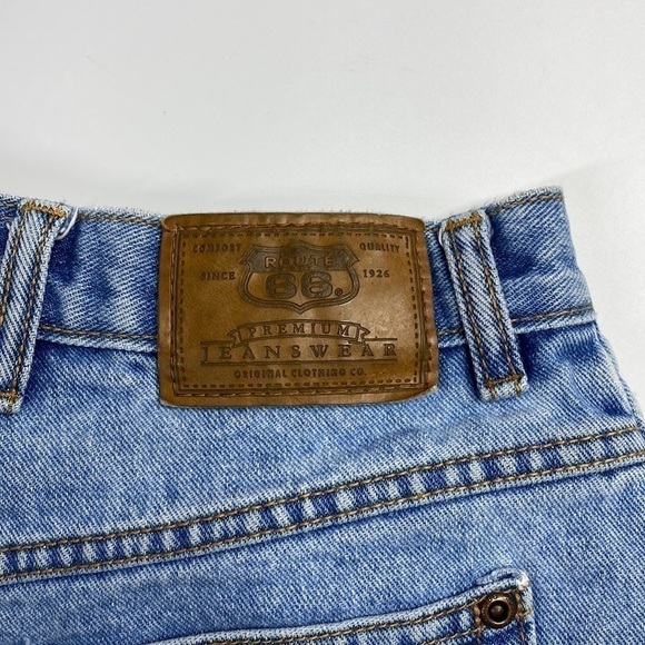 Vintage Route 66 Rolled Cuff High Waisted Shorts Size 9/10 - Picture 3 of 9